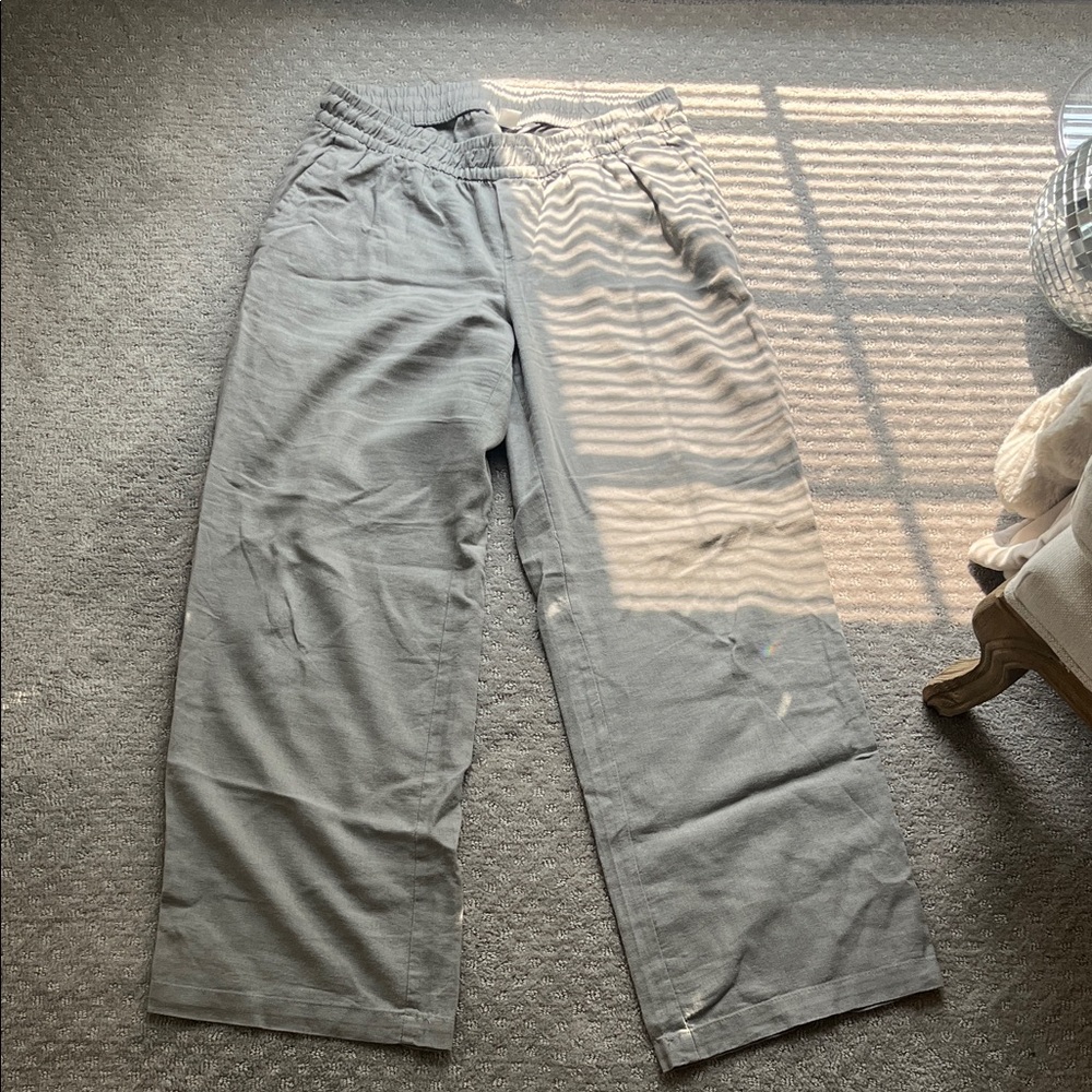 Old Navy Women’s  Light Gray Linen pants